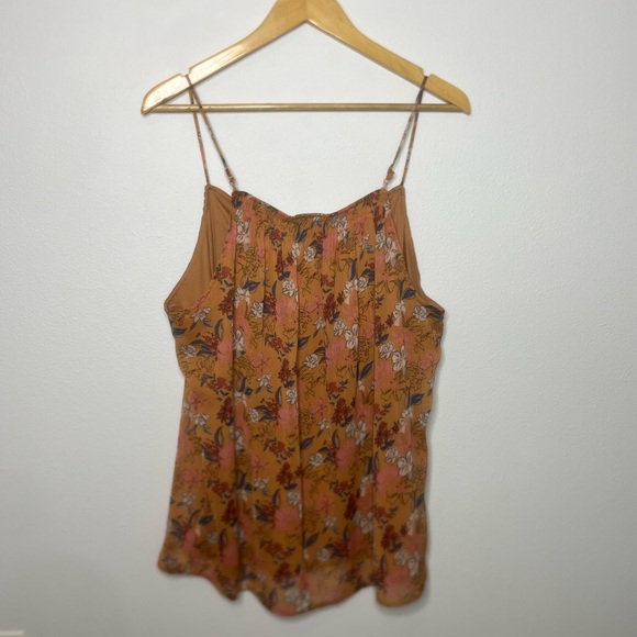 Daytrip Autumn Rust Floral Sundress L - Picture 6 of 6